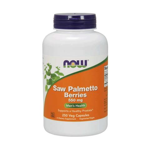 Now Saw Palmetto Berries 250 Caps Protein4e