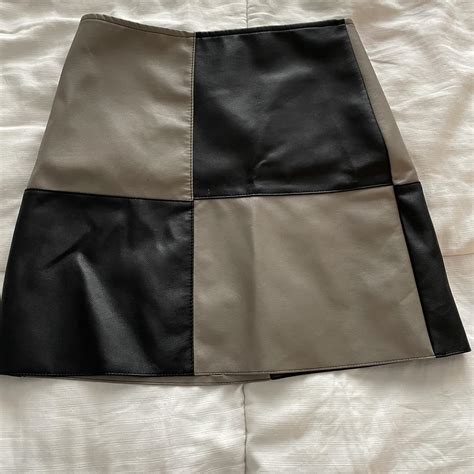 Leather Skirt Brand Oak Fort Depop