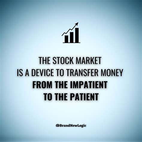 The Stock Market Is A Device To Transfer Money From The Impatient To