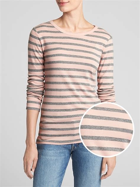 Favorite Stripe Crewneck T Shirt Gap Factory