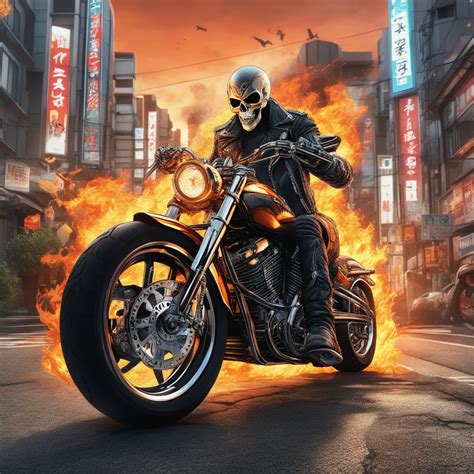 Ghost Rider Bike Wallpaper