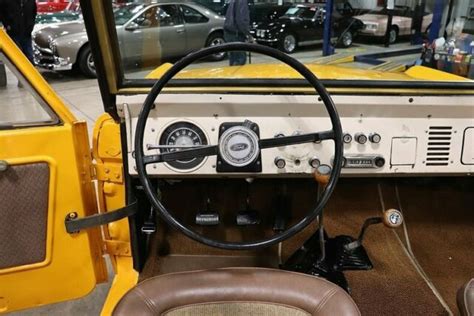 1972 Ford Bronco 57439 Miles Chome Yellow Suv 302cid V8 Manual