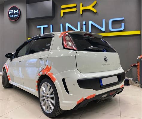 Fiat Punto Evo Abarth Body Kit Seti polyester astarlı FK Tuning