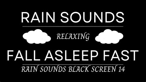 Rain Sounds 14 Black Screen - YouTube