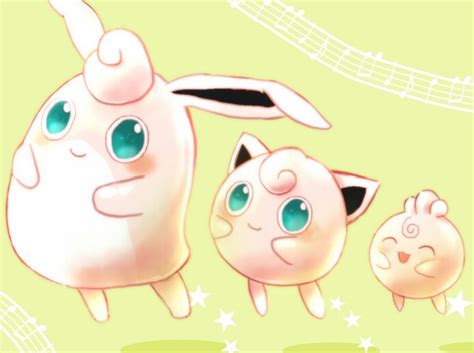 Jigglypuff Wigglytuff And Igglybuff Pokemon Drawn By Asakirirokuyu