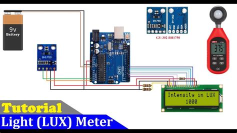 How To Make DIY Light Lux Meter Using Arduino And BH1750 Ambient Light