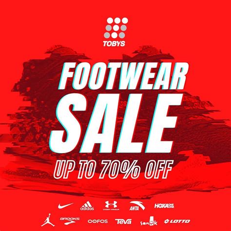 Tobys Sports Footwear Sale Until September Up To Off On