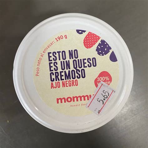 Mommus Foods Queso Cremoso Ajo Negro Review Abillion