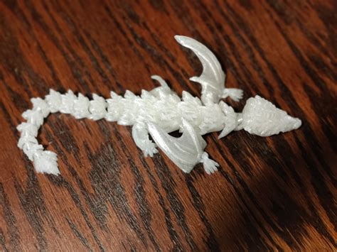 Articulated Dragon 3d Printed Fidget Flexi Toy Etsy