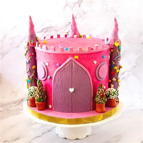 Castle Cake Transforming Batter And Frosting Into A Fairytale Dream