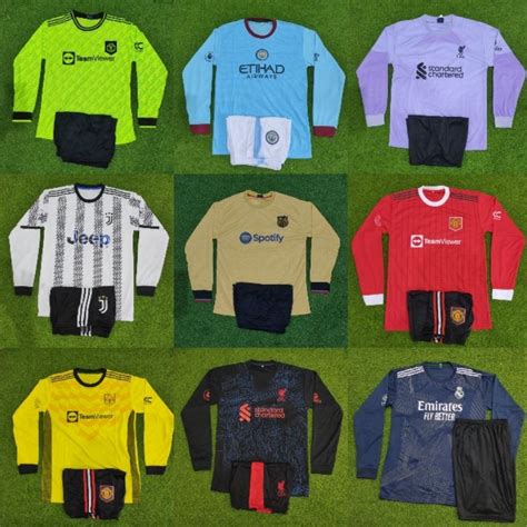 Jual Jersey Setelan Dewasa Kaos Baju Bola Liga Luar Terbaik Premium