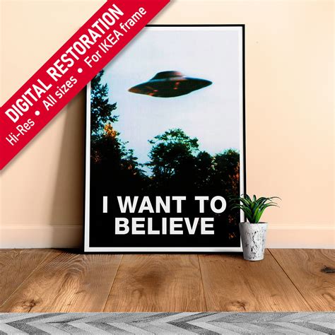 I want to believe. Original poster Ver. 2 Season 4-5 | Etsy