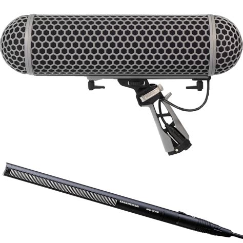 Sennheiser MKH416 Shotgun Mic and Rode Blimp 2 Windshield Kit