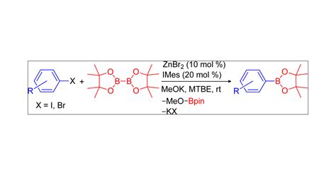 Efficient Synthesis Of Aryl Boronates Via Zinc Catalyzed Cross Coupling