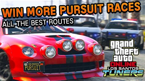 Best And Fastest Routes For Pursuit Races Gta Online Los Santos