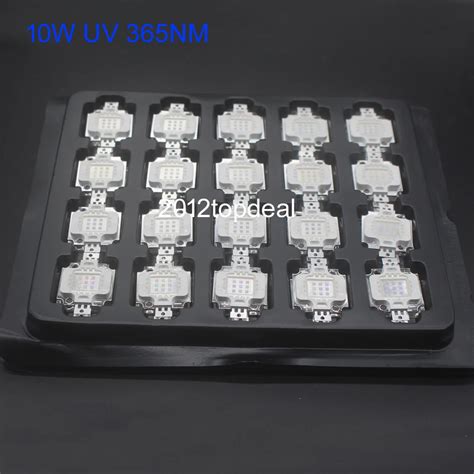 10w High Power Led Uv Light Chip 365nm Ultra Violet Ultraviolet Bulbs