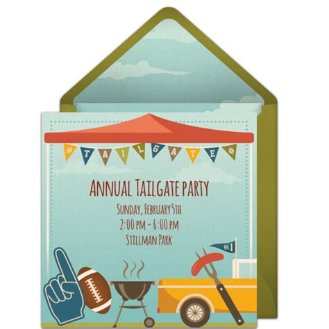 Football Party Invitation Tailgate Tailgate Party Invitation Football Tailgate Invitation DIY or ...