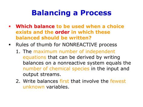 Ppt Chapter 3 Mass Balance Powerpoint Presentation Free Download