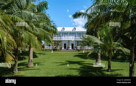 Le Chateau De Bel Ombre Mauritius Old Castle In Tropical Garden In