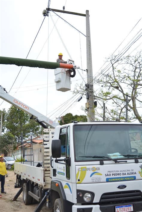 Prefeitura Aldeense Realiza Manutenção De Iluminação Pública Nos