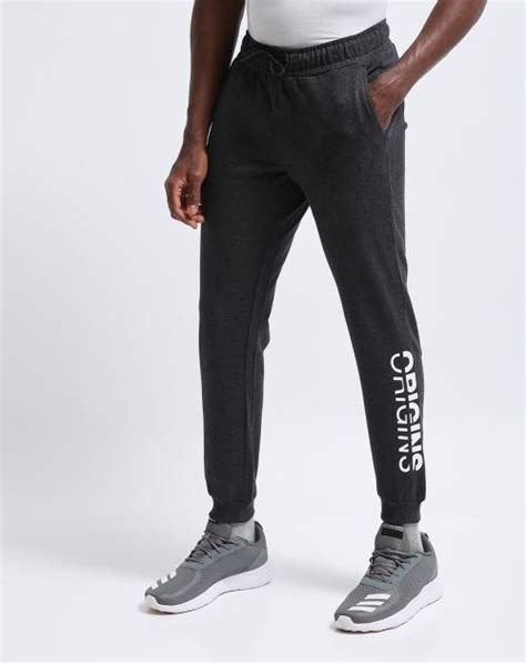 Buy Heathered Slim Fit Joggers with Insert Pockets Online at Best ...