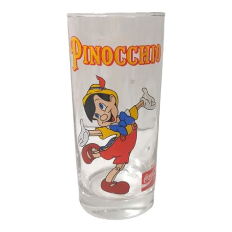 SAMMELGLAS WALT DISNEYS Meisterwerk Pinocchio Disney Videos Coca Cola