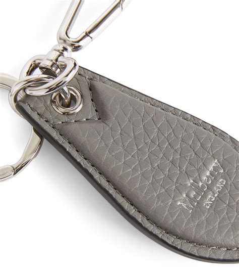 Mulberry Embossed Leather Keyring Harrods Us