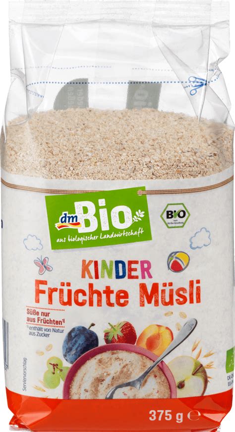 dmBio Müsli Früchte für Kinder 375 g dauerhaft günstig online kaufen