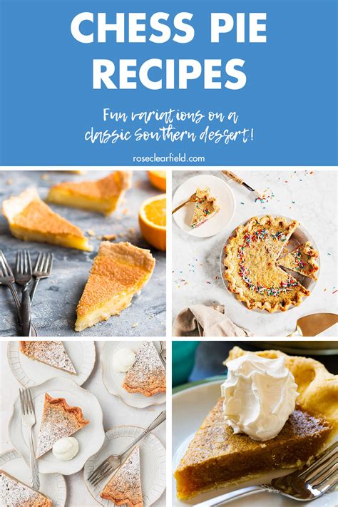 18 Chess Pie Recipes • Rose Clearfield