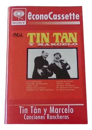 Tin Tan Marcelo Canciones Rancheras Tape Cassette 1997 Sony Meses Sin