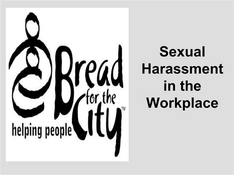 Sexual Harassment Prevention Powerpoint For Volunteers 2017ppt