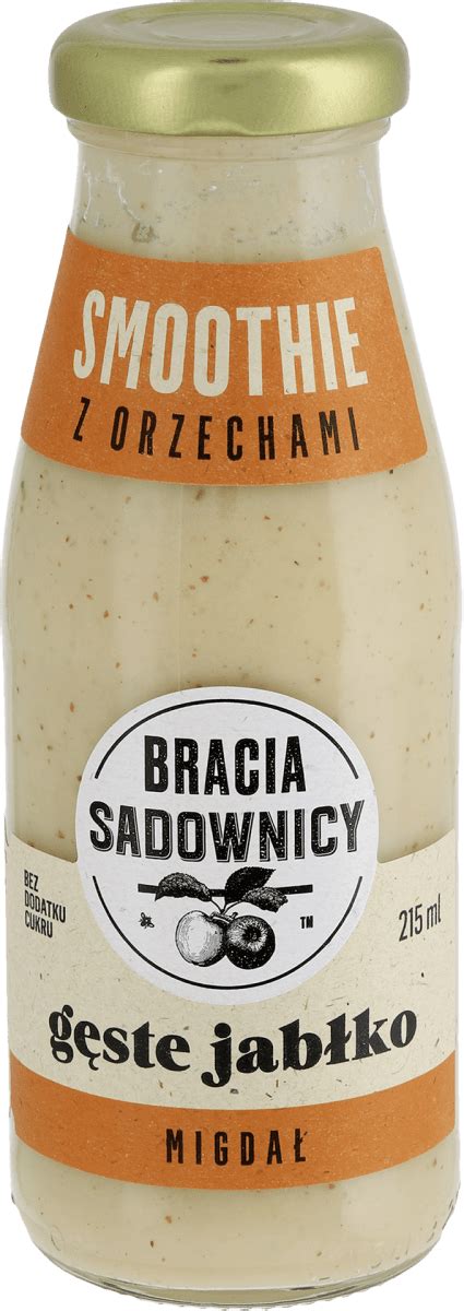 Bracia Sadownicy Smoothie jabłko i migdał 215 ml kupuj w zawsze