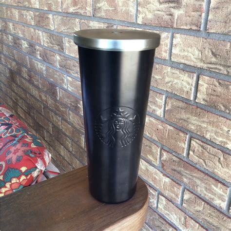 Starbucks Dining Starbucks Black Metal Venti Tumbler Poshmark