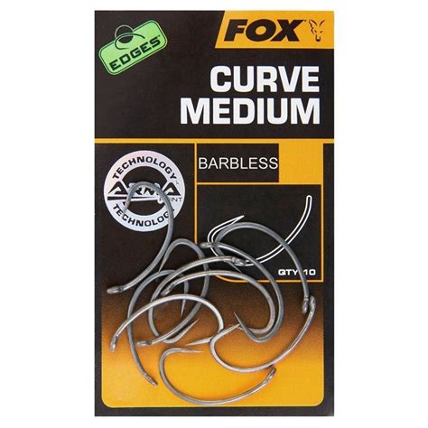 Haczyk Bezzadziorowy Fox Edges Curve Medium Rozm B Szt