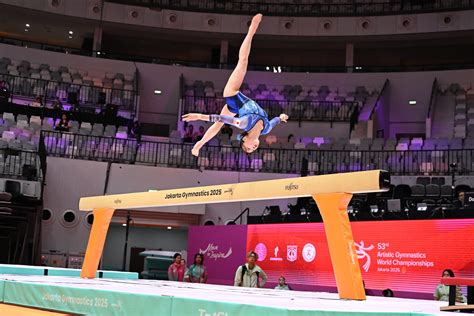 Recap: Podium training at the 2025 World Gymnastics Championships in
