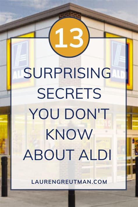 Secrets You Don T Know About Aldi Some Of These Are Shocking Artofit