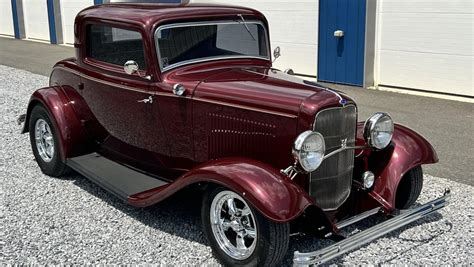 1932 Ford Three Window Coupe Street Rod Vin 32frd10169 Classic