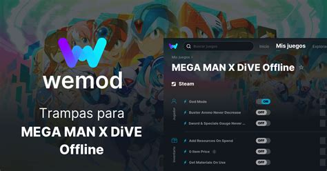 Trampas Y Trainers De MEGA MAN X DiVE Offline Para PC WeMod