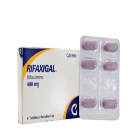 Rifaxigal 400 Mg 6 Tabletas Tu Droguería en Línea