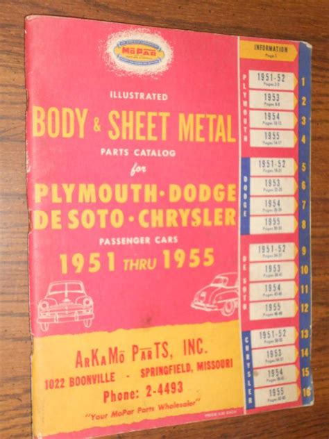 Find Dodge Truck Parts Book Catalog Original Book In Benton