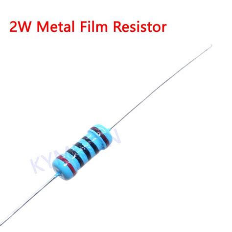 200pcs Lot 1W 2W Metal Film Resistor 1 100R 1K 150R 200R 220R 300R