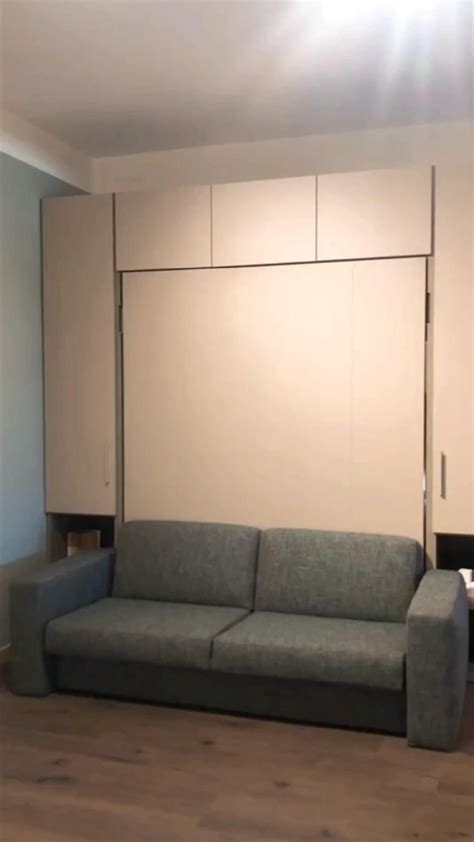 Horizontal Inline Murphy Bed And Inline Sofa Murphy Bed Sofa Artofit