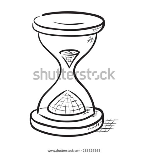 Hand Drawn Hourglass Illustration Stock Vector Royalty Free 288529568 Shutterstock