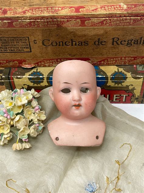 Antique German Doll Head Heubach Köppelsdorf 275 Bisque Doll Part