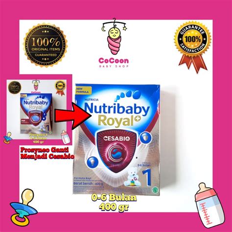 Jual Susu Formula Bayi Nutribaby Royal Php Prosyneo Bulan G