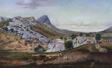 Les garrigues du pic Saint Loup Eugène Castelnau Artwork on USEUM