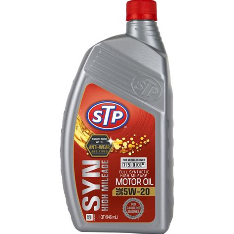 STP High Mileage Full Synthetic Engine Oil 5W-20 1 Quart