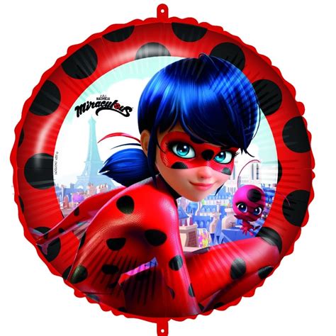 Ballon Ladybug Rond De 46cm