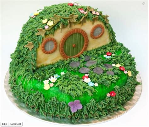 Hobbit Hole cake Cake Decorating Tips, Cake Decorating Techniques ...