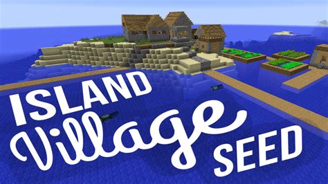 ISLAND VILLAGE SEED Minecraft YouTube